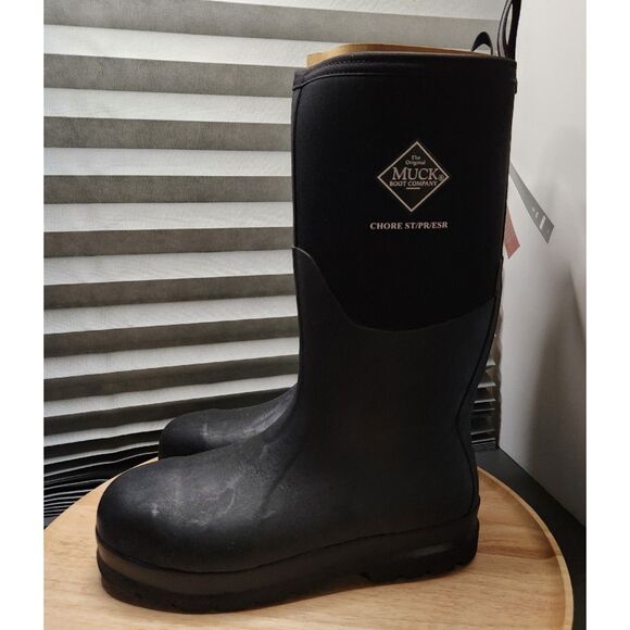 Muck Boot Steel Toe Work Boots – Men’s Size 12, Puncture Resistant, Waterproof - Picture 5 of 11